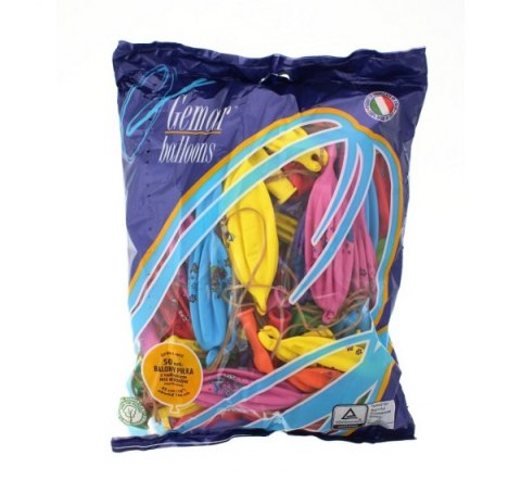 Balon GPBD1 pastel "Piłka z nadrukiem Lux" mix 50 szt. | GPBD1/ASL50 Balon GPBD1 pastel "Piłka z nadrukiem Lux" mix 50 szt. | GPBD1/ASL50