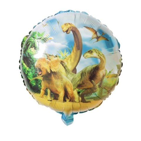 Balon foliowy okrągły DINOZAUR BCF-581 Balon foliowy okrągły DINOZAUR BCF-581