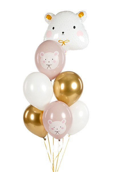 Balony 30 cm, Miś polarny, mix 6 szt. SB14P-315-000-6 Balony 30 cm, Miś polarny, mix 6 szt. SB14P-315-000-6