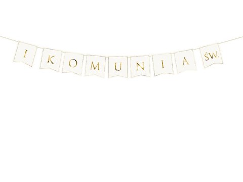 Baner I Komunia Św., 15x133cm GRL91 Baner I Komunia Św., 15x133cm GRL91