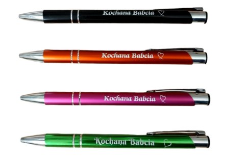 Długopis metalowy 10 szt. Kochana Babcia Długopis metalowy 10 szt. Kochana Babcia
