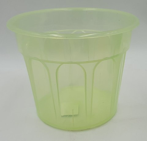 Osłonka 15cm CARO TRANSPARENTNA ZIELONA Osłonka 15cm CARO TRANSPARENTNA ZIELONA