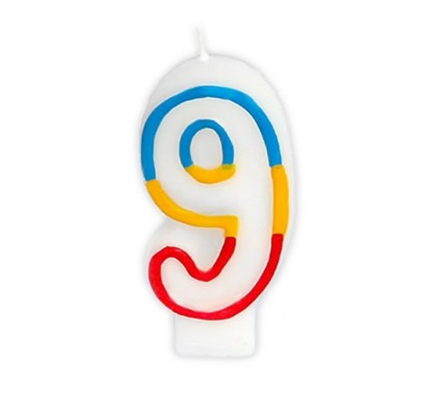 Świeczka "9" 12 szt Świeczka "9" 12 szt