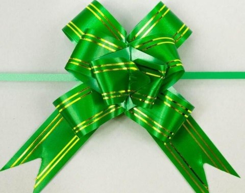 Wstążka 3cm x 50 cm 10szt zielona Wst-0010 Wstążka 3cm x 50 cm 10szt zielona Wst-0010