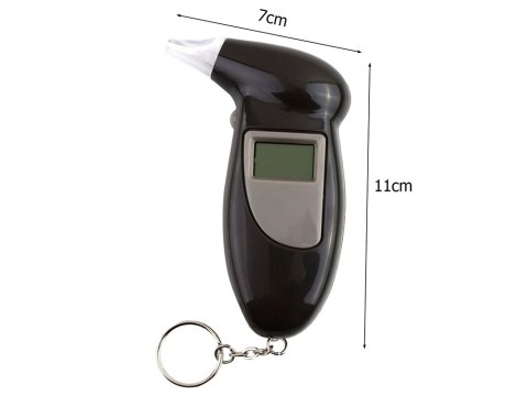 Alkomat z wymiennymi ustnikami 5 końcówek lcd 01254 Alkomat z wymiennymi ustnikami 5 końcówek lcd 01254