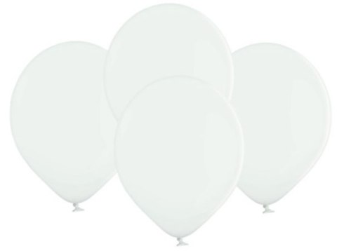 Balony pastelowe białe 23cm 100 szt. 88-01 Balony pastelowe białe 23cm 100 szt. 88-01