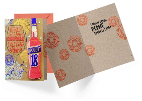 Karnet 18-nastka aperol DK-886 Karnet 18-nastka aperol DK-886