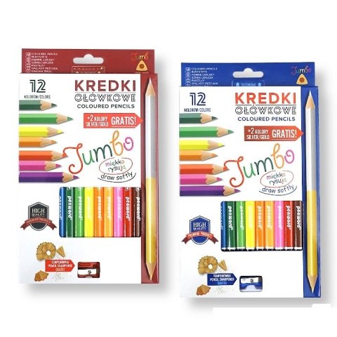 Kredki ołówkowe JUMBO Kredki ołówkowe JUMBO