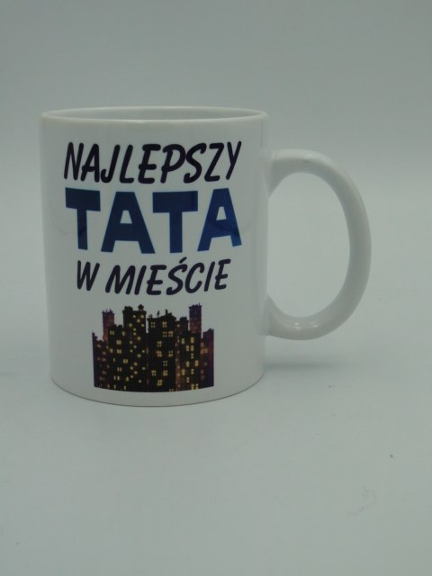 Kubek ceramiczny " NAJLEPSZY TATA W MIEŚCIE" Kubek ceramiczny " NAJLEPSZY TATA W MIEŚCIE"