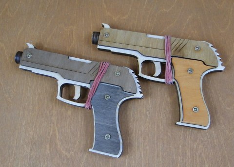 Pistolet na gumki SN/ 17 cm. - P102U Pistolet na gumki SN/ 17 cm. - P102U