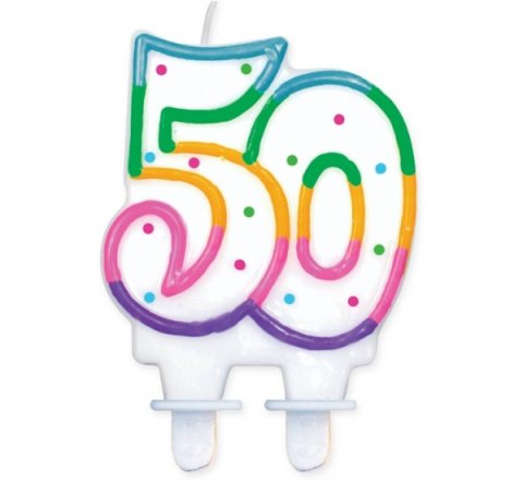 Świeczka "50" Świeczka "50"