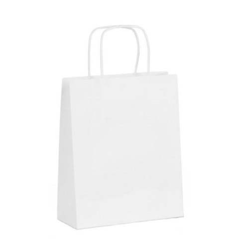 Torba papierowa biała 32x17x39 cm skr. rączka 25szt. Torba papierowa biała 32x17x39 cm skr. rączka 25szt.