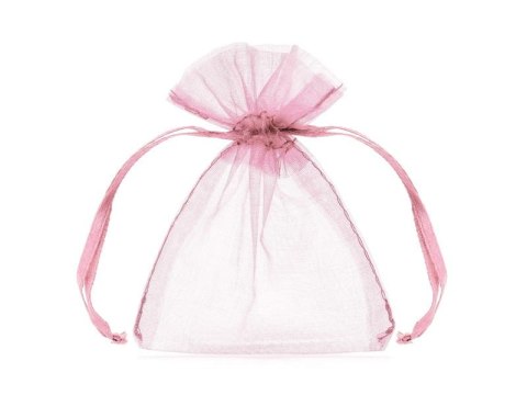 Woreczki z organzy 13x9cm RÓŻOWE 12szt Tort-0031róż Woreczki z organzy 13x9cm RÓŻOWE 12szt Tort-0031róż