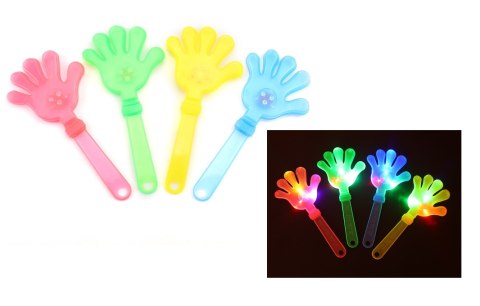 Zabawka 10szt łapka, rączka led świecąca 24 cm mix NT4873 Zabawka 10szt łapka, rączka led świecąca 24 cm mix NT4873