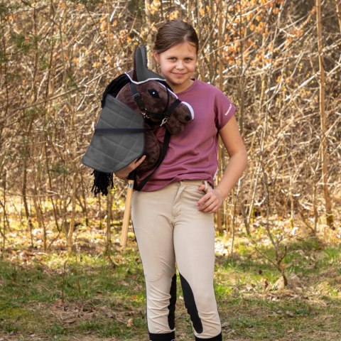 Derka dwustronna i nauszniki Skippi dla Hobby Horse - brązowa - siwa Derka dwustronna i nauszniki Skippi dla Hobby Horse - brązowa - siwa