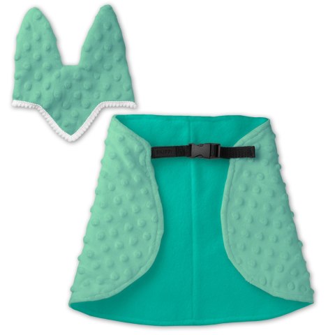 Derka i nauszniki Skippi dla Hobby Horse - zielona - pastelowa Derka i nauszniki Skippi dla Hobby Horse - zielona - pastelowa