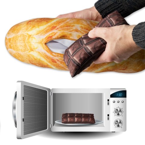 Grzejący Croissant poduszka termofor pestki wiśni Grzejący Croissant poduszka termofor pestki wiśni