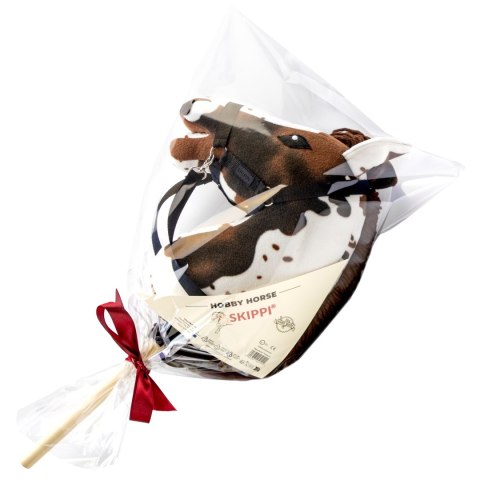 Hobby Horse Skippi A4 tarantowaty - biało brązowy - prezent dzień dziecka Hobby Horse Skippi A4 tarantowaty - biało brązowy - prezent dzień dziecka