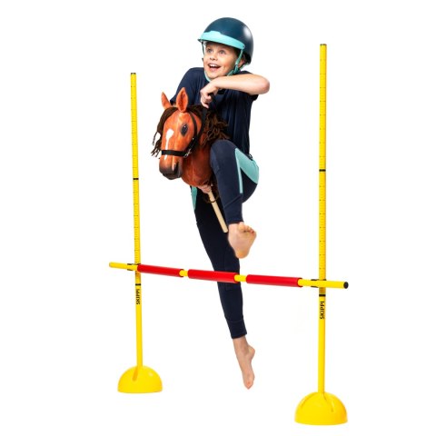 Hobby Horse Skippi bursztyn - koń na patyku kiju dla dziecka - A3 kantar Hobby Horse Skippi bursztyn - koń na patyku kiju dla dziecka - A3 kantar