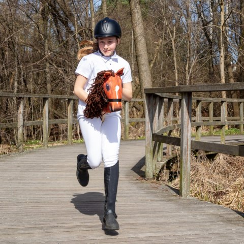 Hobby Horse Skippi bursztyn - koń na patyku kiju dla dziecka - A3 kantar Hobby Horse Skippi bursztyn - koń na patyku kiju dla dziecka - A3 kantar