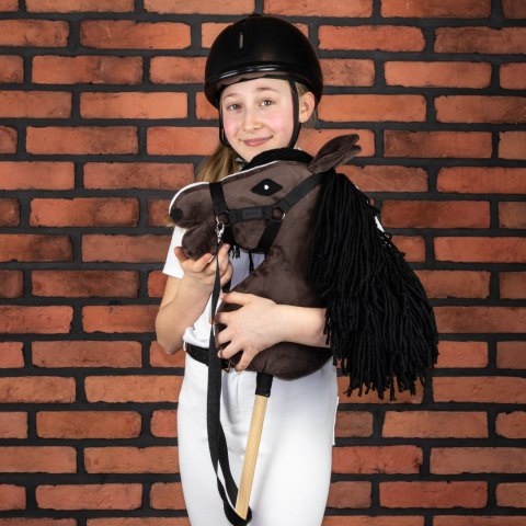 Hobby Horse Skippi gniady - koń na patyku - kiju - dla dziecka - A3 kantar Hobby Horse Skippi gniady - koń na patyku - kiju - dla dziecka - A3 kantar