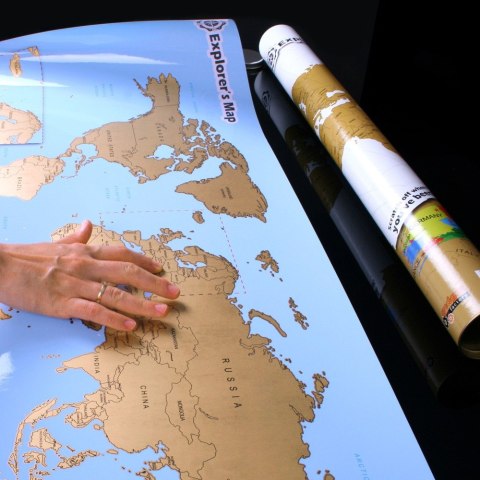 Mapa Zdrapka Odkrywcy - Świat (EN) Mapa Zdrapka Odkrywcy - Świat (EN)