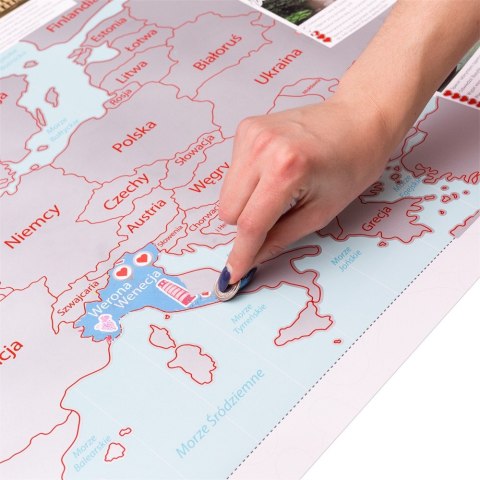 Mapa Zdrapka dla Dwojga Pary plakat Europa w tubie Mapa Zdrapka dla Dwojga Pary plakat Europa w tubie