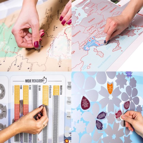Mapa Zdrapka dla Dwojga Pary plakat Europa w tubie Mapa Zdrapka dla Dwojga Pary plakat Europa w tubie