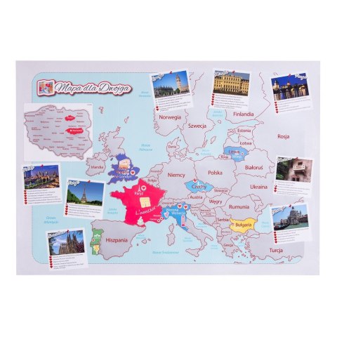 Mapa Zdrapka dla Dwojga Pary plakat Europa w tubie Mapa Zdrapka dla Dwojga Pary plakat Europa w tubie