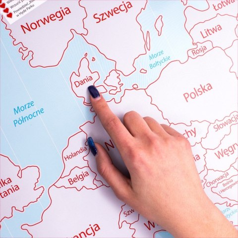 Mapa Zdrapka dla Dwojga Pary plakat Europa w tubie Mapa Zdrapka dla Dwojga Pary plakat Europa w tubie