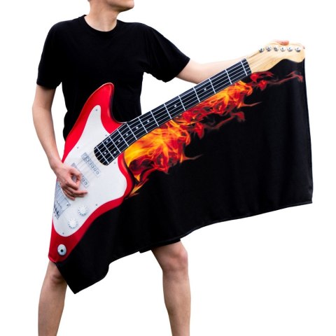 Ręcznik Gitara PLAŻOWY kąpielowy na plażę basen Ręcznik Gitara PLAŻOWY kąpielowy na plażę basen