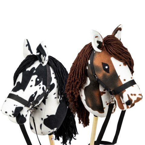 Skippi Hobby Horse tarantowaty - biało czarny - prezent na dzień dziecka Skippi Hobby Horse tarantowaty - biało czarny - prezent na dzień dziecka