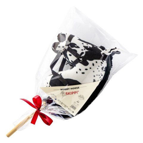 Skippi Hobby Horse tarantowaty - biało czarny - prezent na dzień dziecka Skippi Hobby Horse tarantowaty - biało czarny - prezent na dzień dziecka