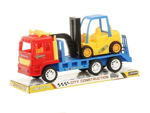 Auto z lawetą i pojazdem ciężarowym z napędem 33cm Auto z lawetą i pojazdem ciężarowym z napędem 33cm