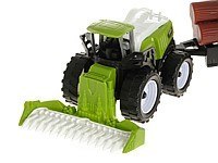 Kombajn z przyczepą z drewnem 33x10x9cm Kombajn z przyczepą z drewnem 33x10x9cm