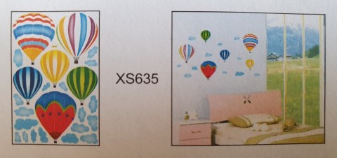 Naklejki na ścianę piankowe BALONY XS-635 Naklejki na ścianę piankowe BALONY XS-635