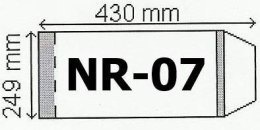 Okładka B5 regulowana 25szt.