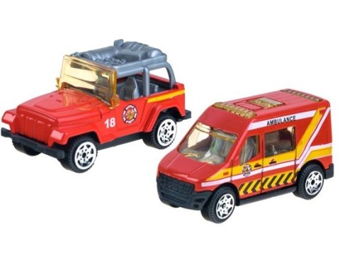 Zestaw straż pożarna laweta + autka DieCast ZA2076 Zestaw straż pożarna laweta + autka DieCast ZA2076