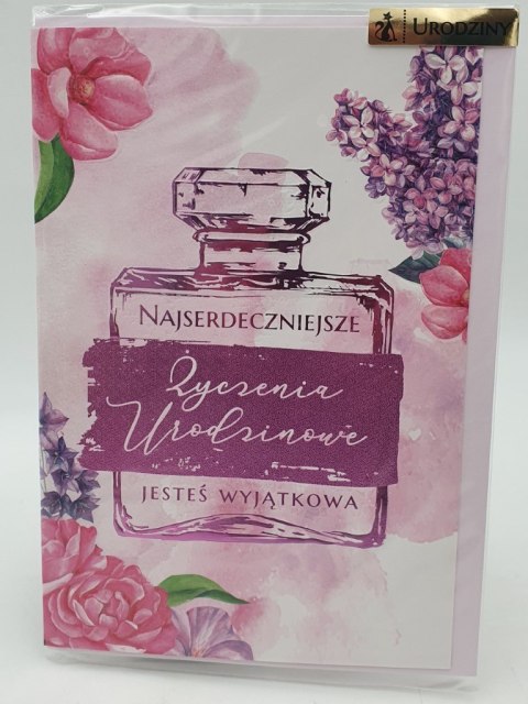 Karnet B6 urodzinowy JESTEŚ WYJĄTKOWA Karnet B6 urodzinowy JESTEŚ WYJĄTKOWA