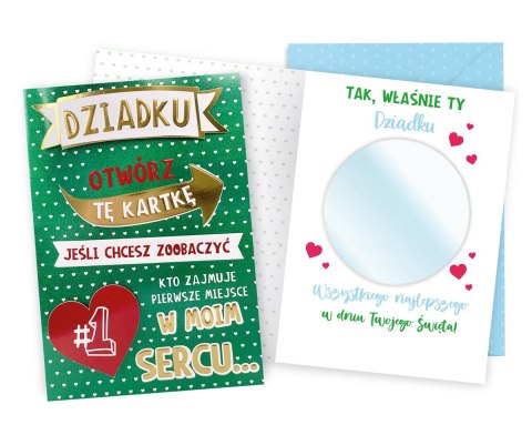 Karnet DBD Dziadek (lusterko) DK-952 Karnet DBD Dziadek (lusterko) DK-952