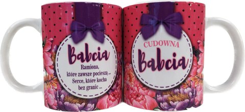 Kubek 330ml Cudowna Babcia | K82 Kubek 330ml Cudowna Babcia | K82