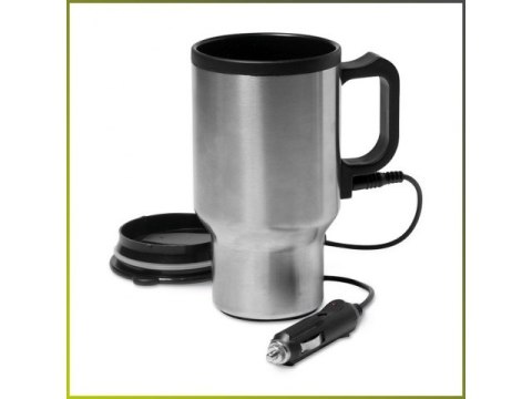 Kubek samochodowy 12v inox stal MJ8205 Kubek samochodowy 12v inox stal MJ8205