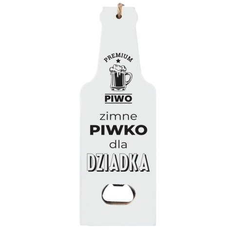 Otwieracz drewniany "Zimne piwko dla DZIADKA" Otwieracz drewniany "Zimne piwko dla DZIADKA"