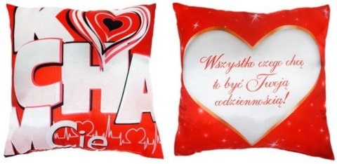 Poduszka dwustronna 35x35cm KOCHAM CIĘ/WSZYSTKO CZEGO CHCĘ....S85 Poduszka dwustronna 35x35cm KOCHAM CIĘ/WSZYSTKO CZEGO CHCĘ....S85