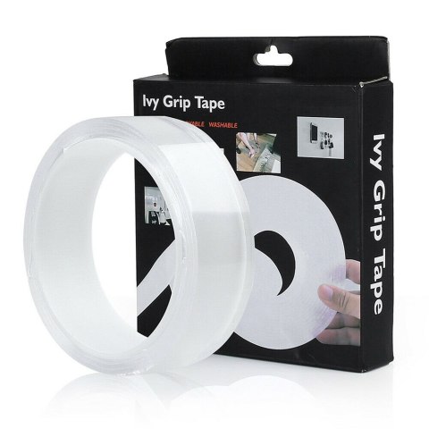 Taśma dwustronna przezroczysta nano tape mocna 1m Taśma dwustronna przezroczysta nano tape mocna 1m