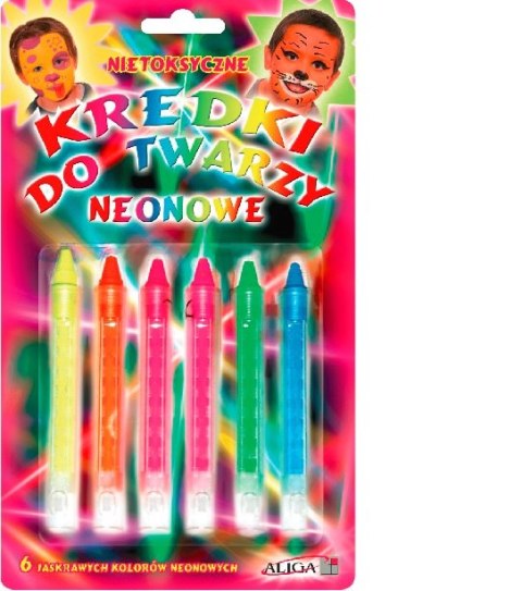 Kredki Neonowe do Twarzy Kredki Neonowe do Twarzy