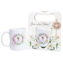 Kubek ceramiczny w ozdobnym opakowaniu 