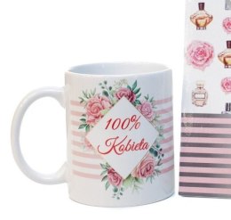 Kubek ceramiczny w ozdobnym opakowaniu