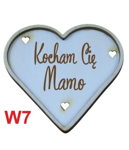 Magnes ramka serce 10szt MAMA P1429W7 Magnes ramka serce 10szt MAMA P1429W7
