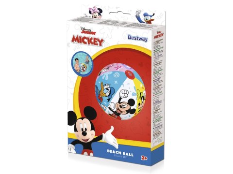 Piłka plażowa Disney 51cm MyszkaMiki Bestway | BE91098 Piłka plażowa Disney 51cm MyszkaMiki Bestway | BE91098